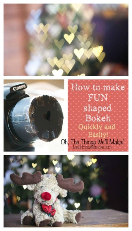 How to quickly and easily make fun bokeh shapes for beautiful pictures.