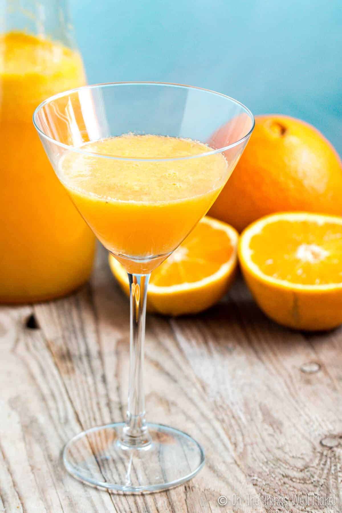 Fresh orange juice and cava take center stage in this agua de Valencia recipe. Learn how to make this popular Spanish cocktail reminiscent of the mimosa.