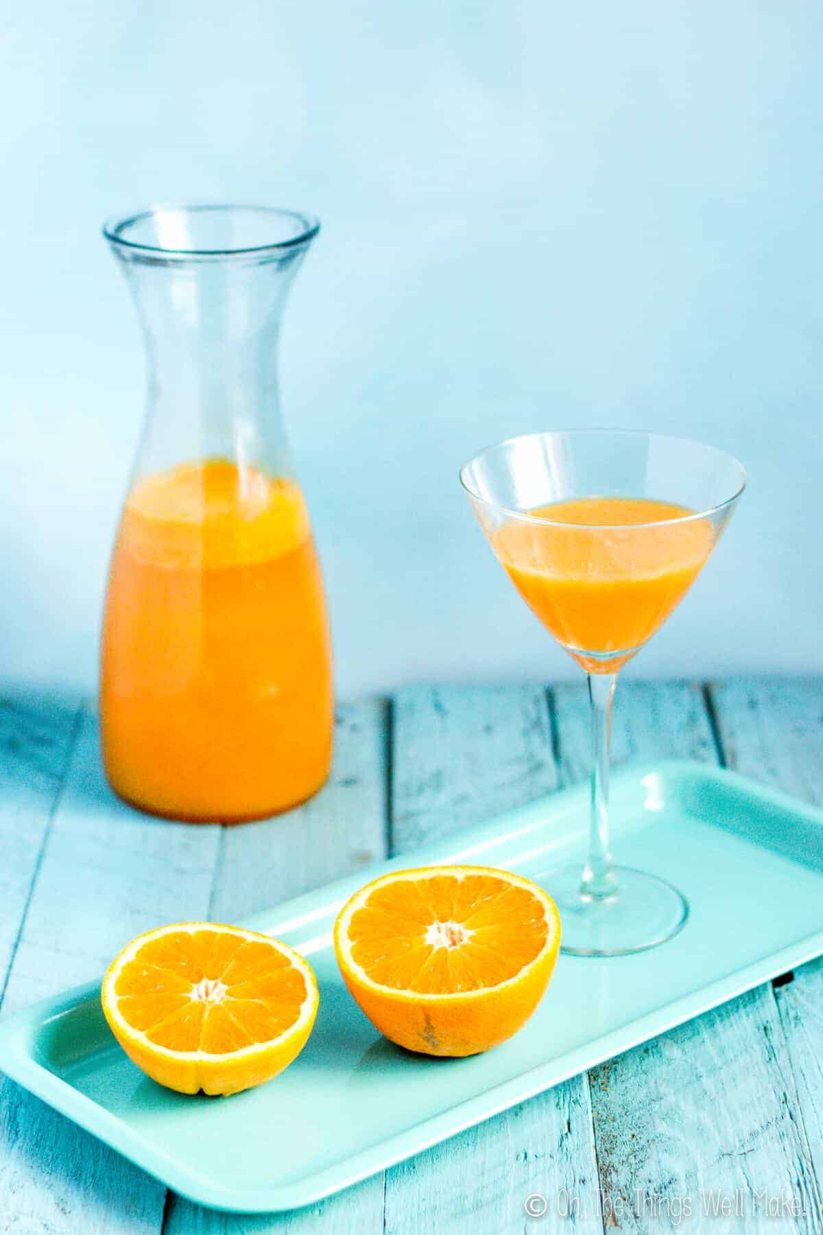 Fresh orange juice and cava take center stage in this agua de Valencia recipe. Learn how to make this popular Spanish cocktail reminiscent of the mimosa.