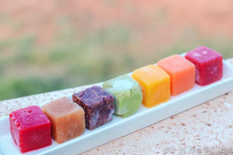 Fruit Ice Cubes: Freezing Fruit for Smoothies or Baby Food 