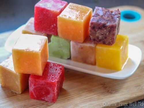 Fruit Ice Cubes: Freezing Fruit for Smoothies or Baby Food - Oh, The Things  We'll Make!