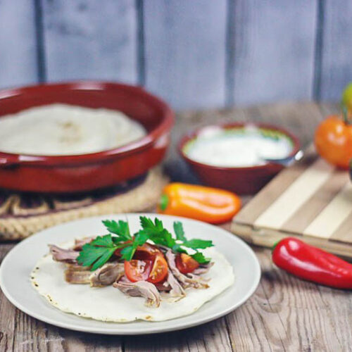 Crispy on the outside, yet moist and flavorful, these slow cooker pork carnitas are so easy to make that you'll have plenty of time leftover for making some homemade corn tortillas. They are also excellent served with my paleo flaxseed tortillas.