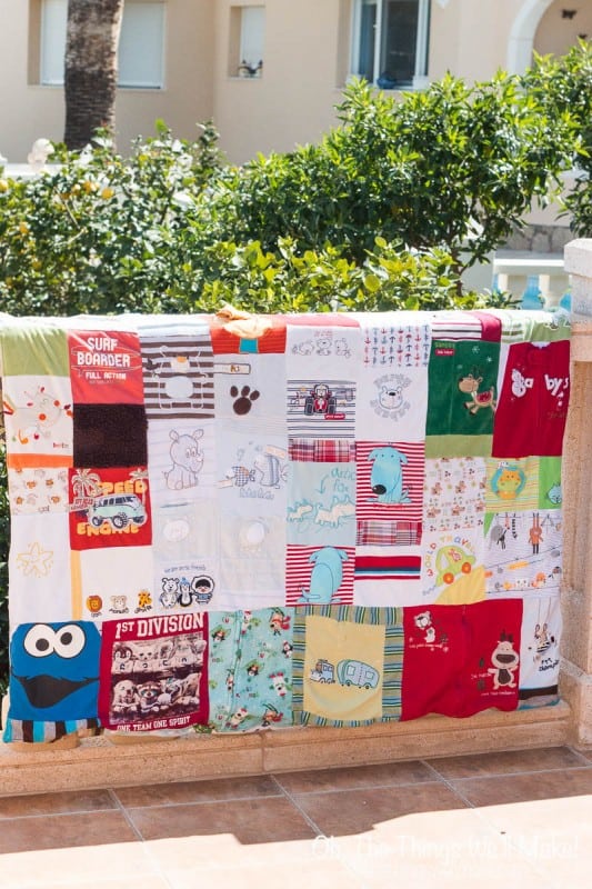 1st year cheap baby clothes quilt