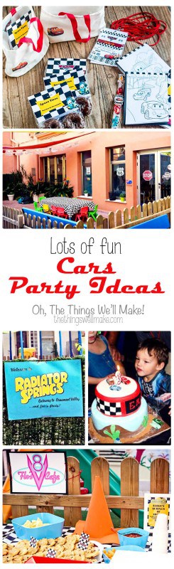 Planning a Cars party can be fun and easy once you know what you want to do. Here are some Cars party ideas from my son's 3rd birthday party.