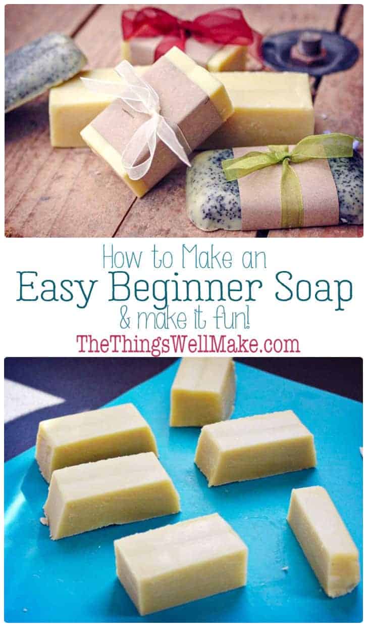 Making an Easy, Basic Beginner Soap, and Then Making it Fun!! Oh, The Things We'll Make!