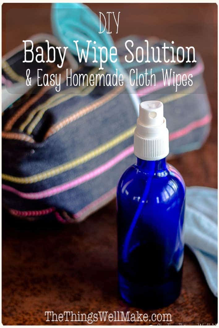 Make Your Own Recycled Cloth Wipes with a Homemade Cloth Wipe Solution! Oh, The Things We'll Make!