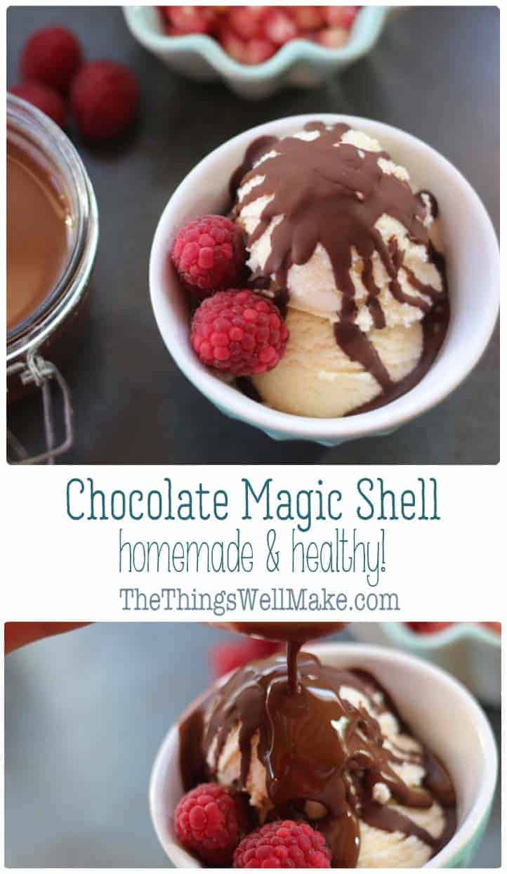 Homemade Chocolate Magic Shell Oh, The Things We'll Make!