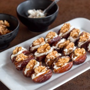 Cream Cheese Stuffed Dates with Walnuts - Oh, The Things We'll Make!