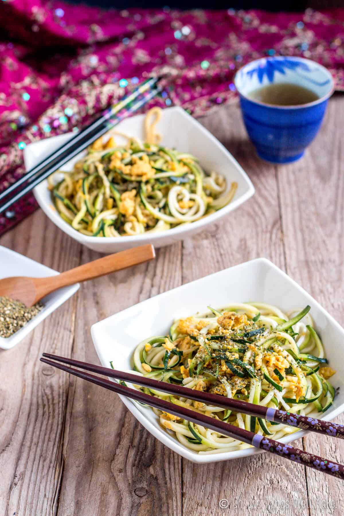 Recipe for Asian Fried Zucchini Noodles - Oh, The Things We'll Make!