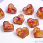 Roses are an edible flower, perfect for confecting Valentine's Day treats. These rose petal gummies are beautiful and healthier than candy alternatives. #thethingswellmake #miy #gummies #valentinesday #valentinesday #roses #homemadegummies #valentinesfood #rosesweets #rose #rosewater #gummycandy #gummy #valentinesdaytreats
