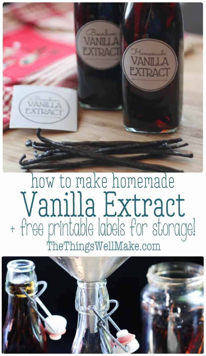 Homemade Pure Vanilla Extract Oh, The Things We'll Make!