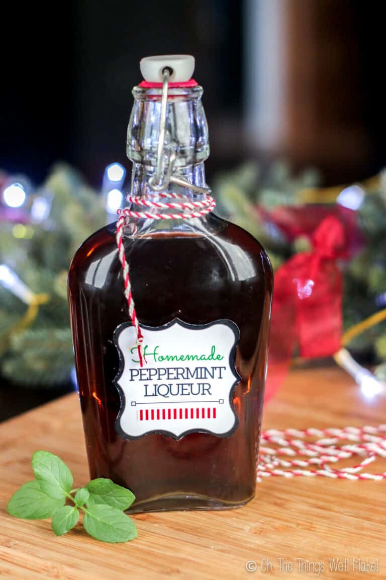 Homemade Peppermint Liqueur Oh, The Things We'll Make!