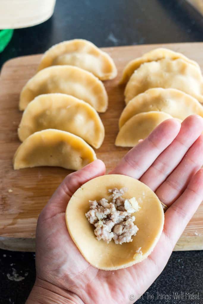 This paleo dim sum recipe uses a paleo pasta filled with flavorful ginger and pork and is steamed to perfection to make these amazing Asian potstickers.