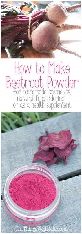 Find out how to make beetroot powder for your homemade cosmetics, food colorings, or as a healthy supplement to your diet.
