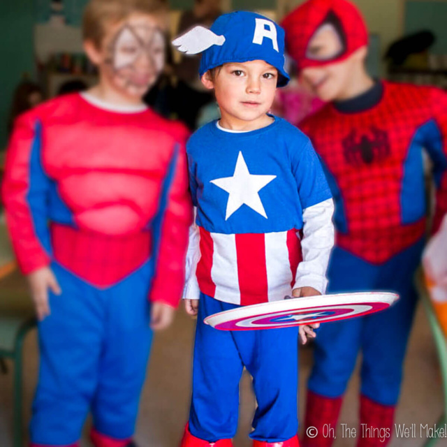 Homemade Captain America Costume - Oh, The Things We'll Make!