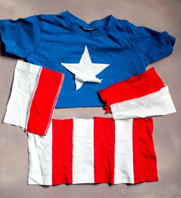 Homemade Captain America Costume Oh, The Things We'll Make!