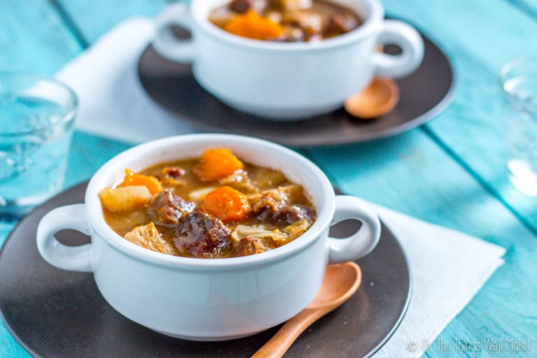 One of the best comfort foods, this slow cooker beef casserole, or paleo stew, is very easy to make, filling, and very nourishing. What better way is there to warm up on a cold winter's day?
