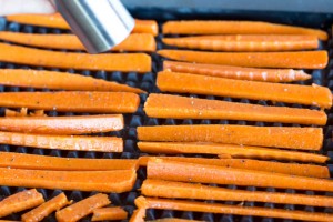 Looking for a fun side dish that's quick and easy to make, and healthier than regular french fries? These baked pumpkin fries are one of our family favorites.