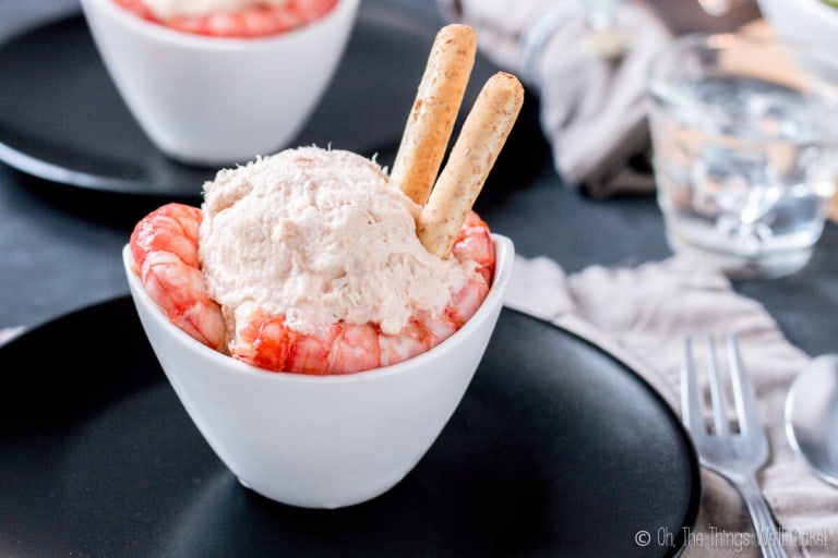Fancy enough for your holiday dinner, yet simple enough for your neighborhood potluck, this Spanish creamy seafood salad is sure to please your guests all year round.