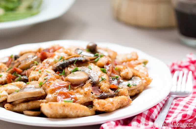 Elegant, yet, kid friendly, this paleo chicken Marsala is easy to make and sure to impress.