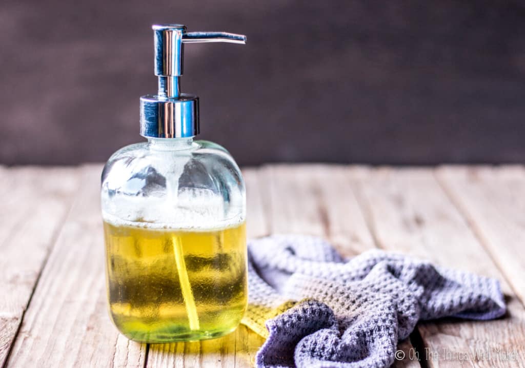 Easy, Beginner DIY Liquid Castile Soap Recipe - Oh, The Things We'll Make!