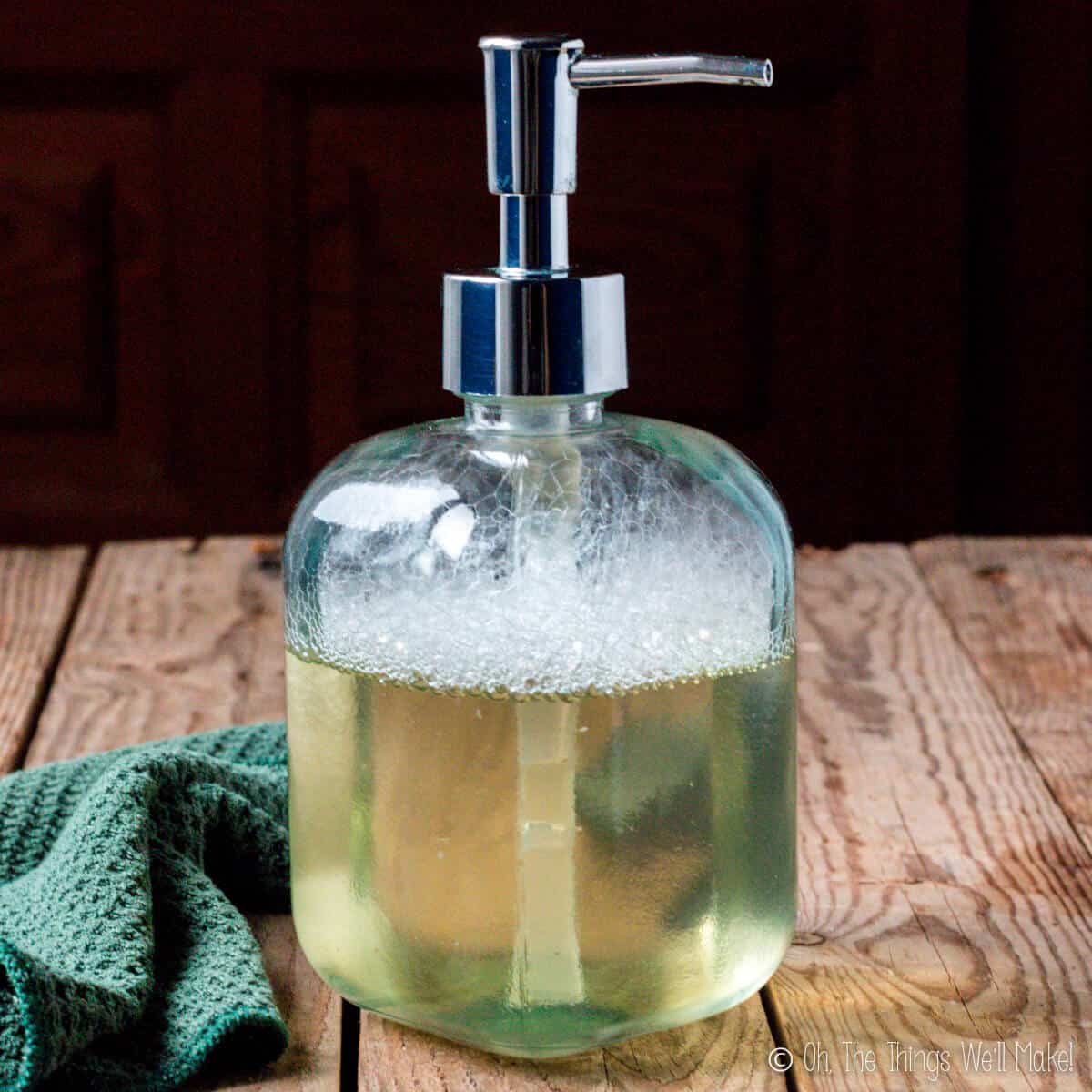 Homemade Liquid Coconut Oil Soap - Oh, The Things We'll Make!