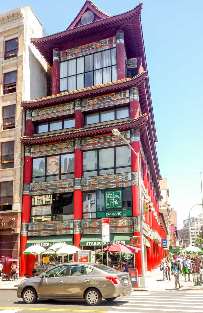 Starbucks in Chinatown of New York City