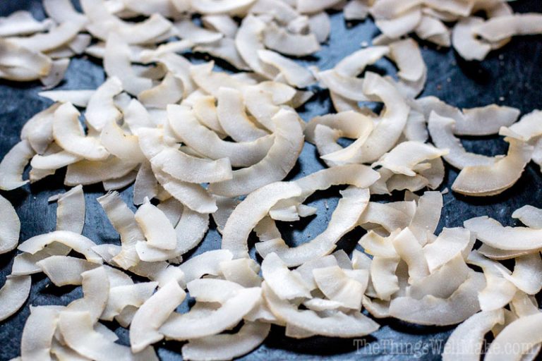 How to make coconut chips or flakes and toasted coconut chips Oh, The