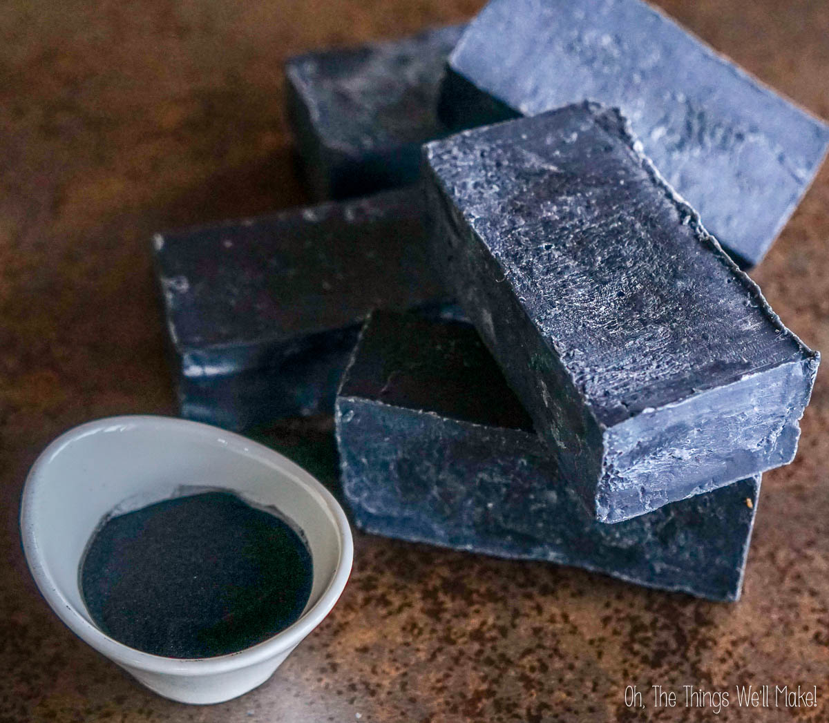 This activated charcoal face soap recipe is simple enough for beginner soapmakers, yet results in an impressive bar of cleansing, yet moisturizing face soap.