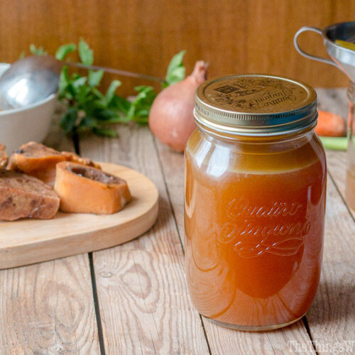 Nourishing and good for you, bone broth is simple to make and is the base of many healthy broth recipes. Today, I'll show you how to make beef bone broth, storage ideas, and how to use it.