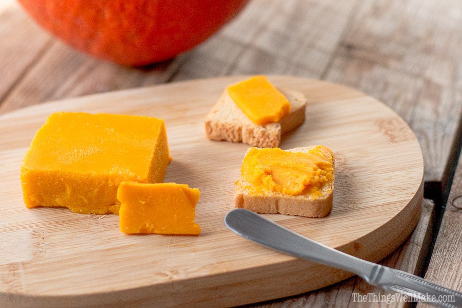 With it's beautiful natural orange color befitting of cheddar, this paleo vegan pumpkin cheese is a fun and healthy way to enjoy pumpkins and butternut squash. You can also use my tips to make other types of vegetable cheese.