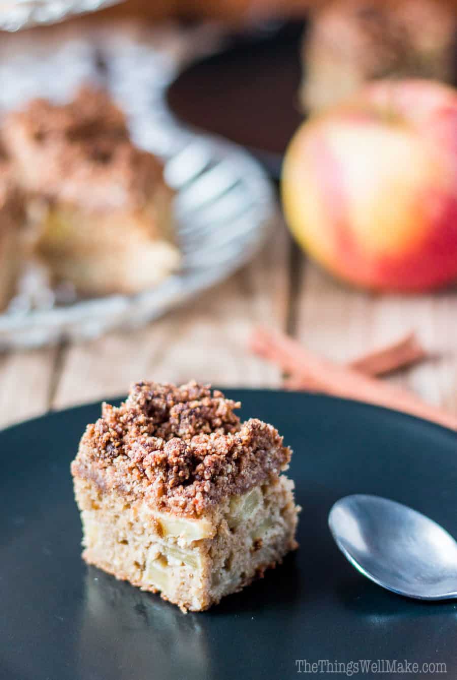 With fall apples giving this coffee cake its moist texture, which contrasts with its crispy crumb topping, this paleo apple crumb cake is definitely one of my favorite paleo treats. 