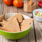 Crispy and coated with a tasty Mexican spice blend, these paleo Doritos like chips are a satisfying, healthy way to curb your junk food cravings.