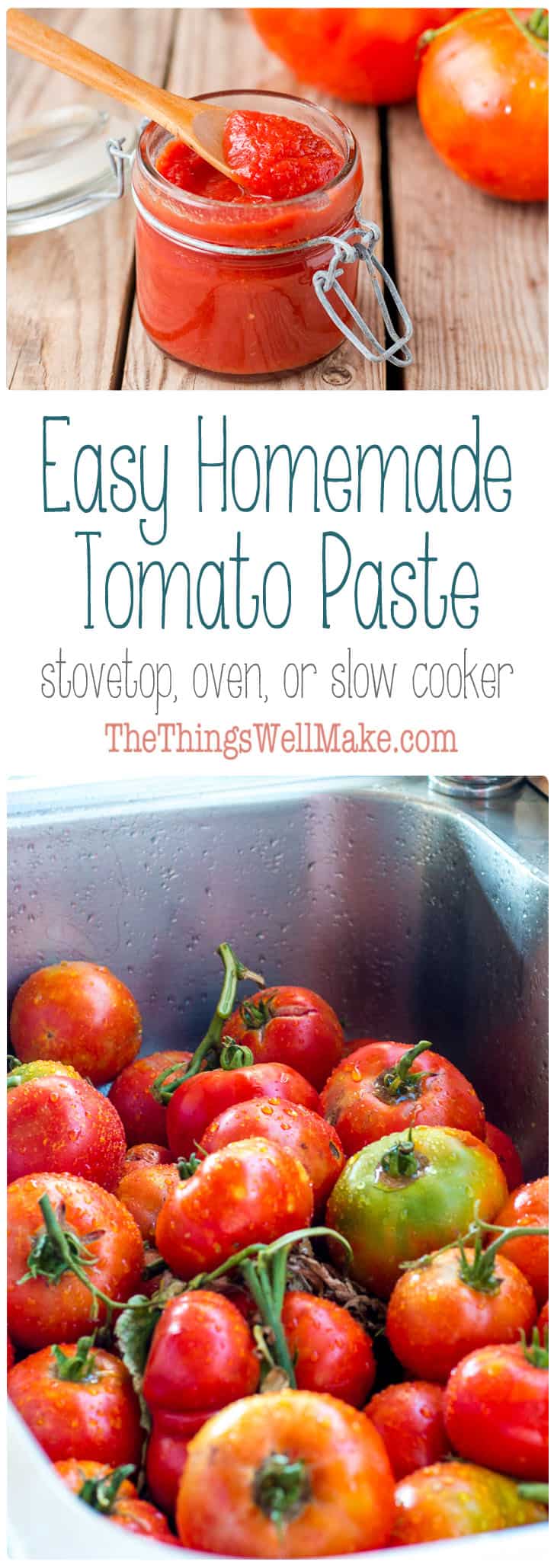 Easy Homemade Tomato Paste Recipe Oh, The Things We'll Make!