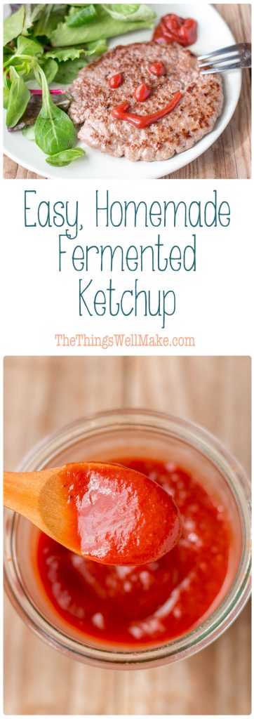 It's easy to add fermented foods to every meal when you serve this homemade fermented ketchup that everybody in the family will love.