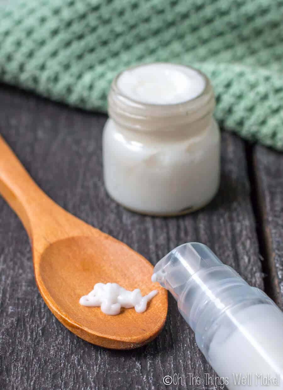 Help relieve the stress and tension of the day by massaging some of this cooling, DIY stress and headache relief lotion into your neck and temples. It's cooling action and soothing fragrance will help relax you and ease your tension.