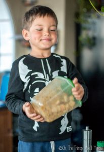 Don't let your stale bread go to waste! My young son and I will show you how to make homemade croutons from bread. It's so easy that it's a great beginner recipe for kids!