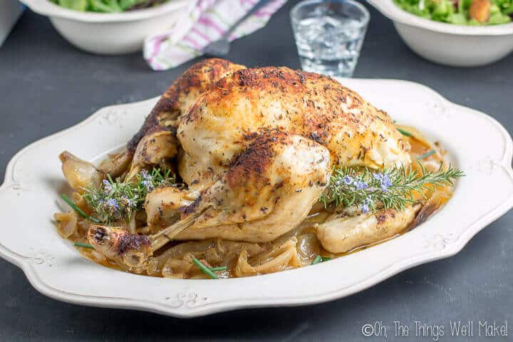 Simple and with little prep time, this easy, slow cooker whole chicken recipe is great for busy evenings.