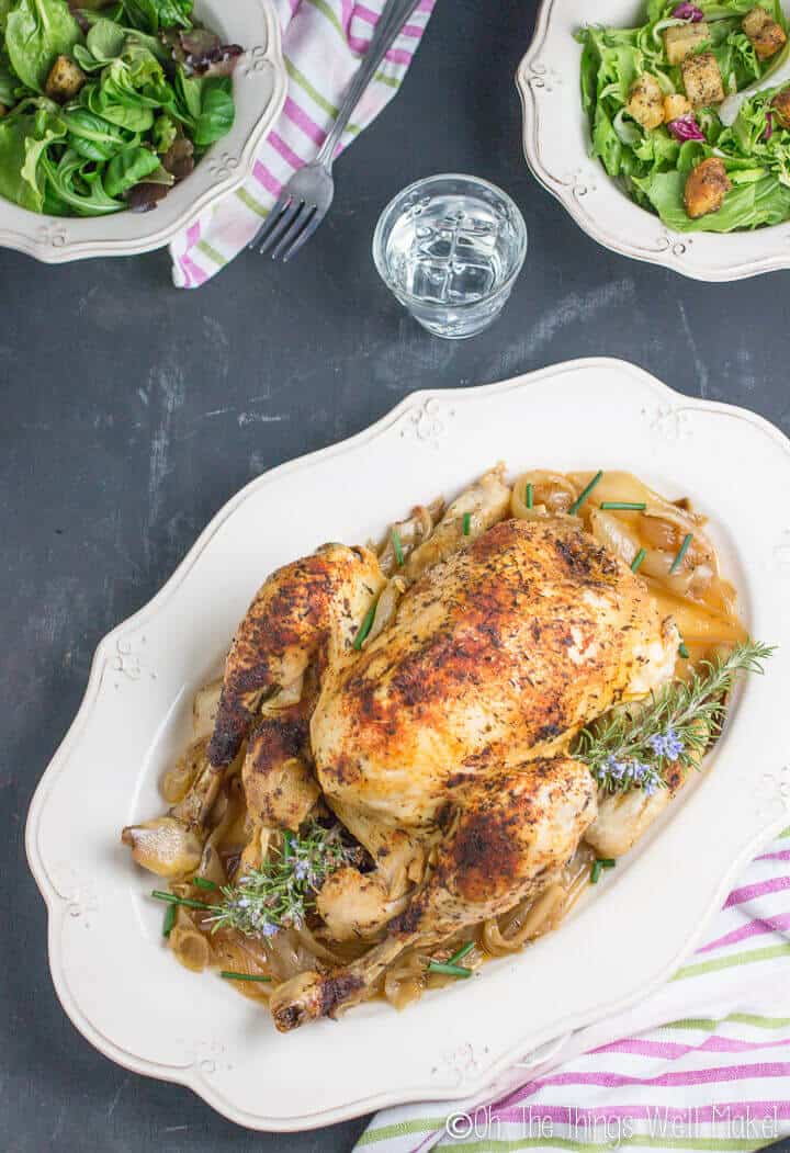 Easy Slow Cooker Whole Chicken