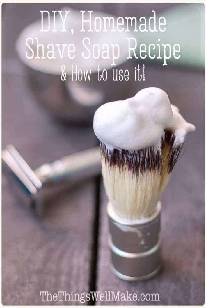 DIY Shaving Soap Recipe (& How to Use Shave Soap) Oh, The Things We'll Make!