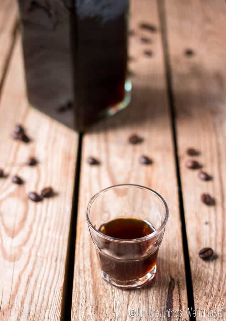 Control the quality of the ingredients and the level of sweetness when you make your own homemade Tía María or Kahlúa copycat using this easy coffee liqueur recipe.