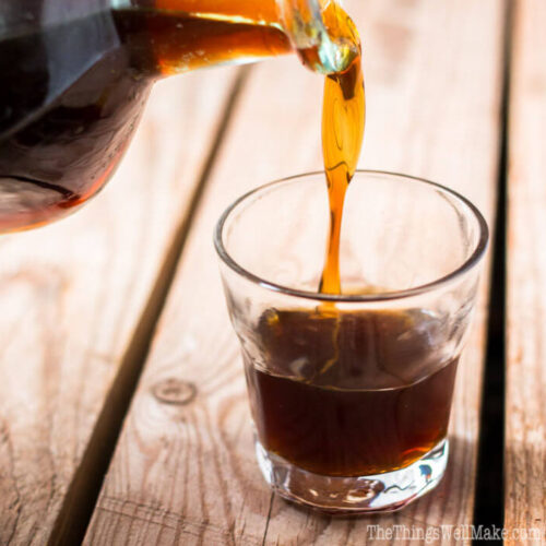 Control the quality of the ingredients and the level of sweetness when you make your own homemade Tía María or Kahlúa copycat using this easy coffee liqueur recipe.