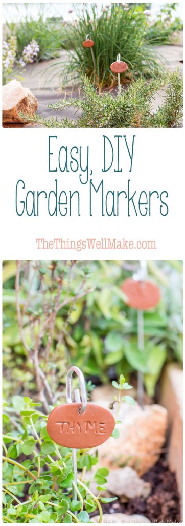 Label your herb garden and other plants with these super cute and easy DIY garden markers.