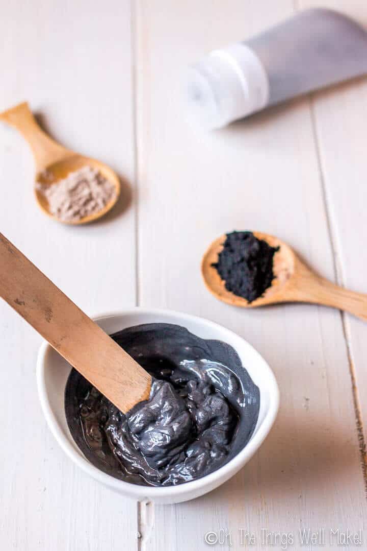 Clear up your skin with this easy, DIY charcoal face mask which is great for oily, combination, and acne prone skin.