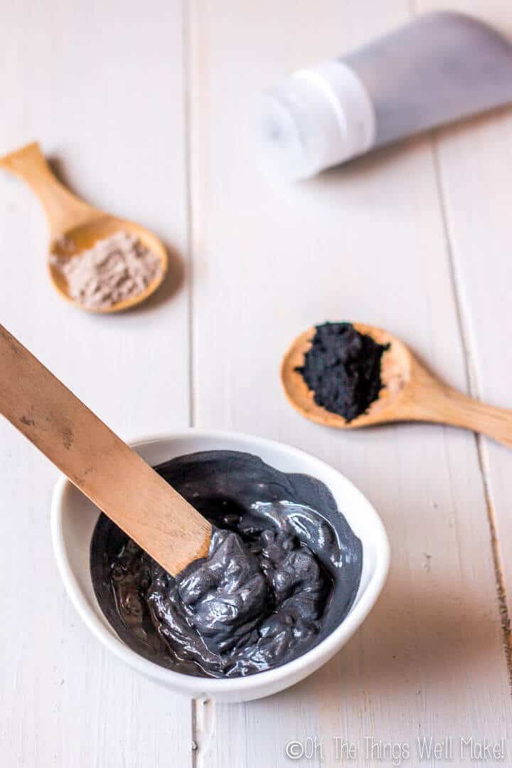 Clear up your skin with this easy, DIY charcoal face mask is great for oily, combination, and acne prone skin.