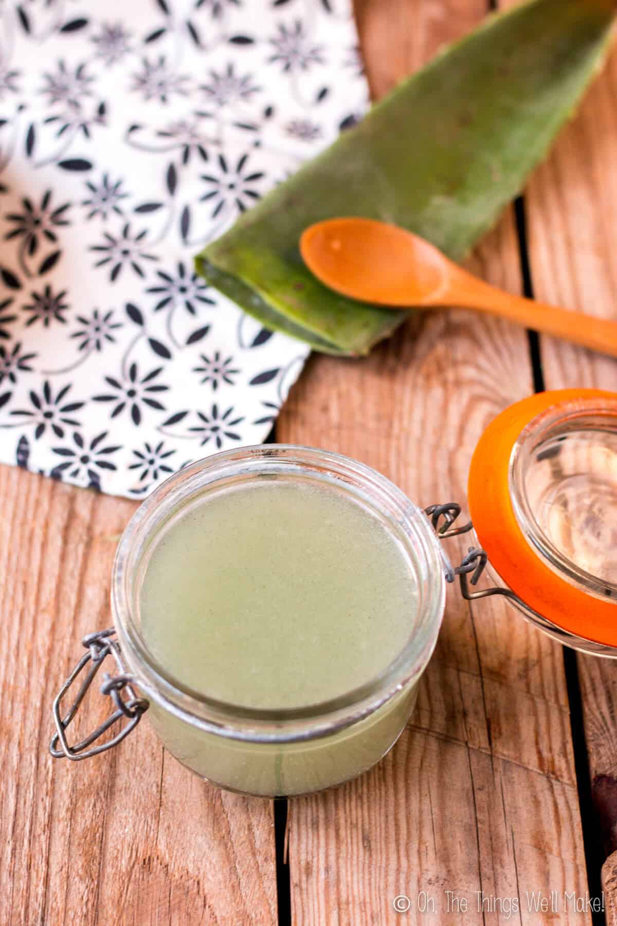 Easy Homemade Hair Gel (With or Without Aloe Vera) Oh, The Things We