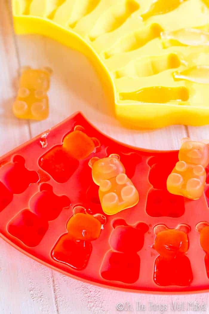 Gummy Bear & Gummy Worm Silicone Mold Set