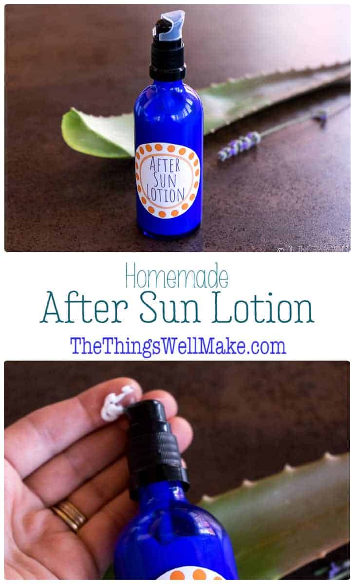 Homemade After Sun Lotion Oh, The Things We'll Make!