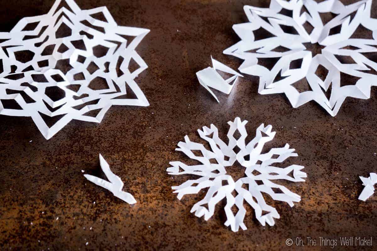 How to Make Paper Snowflakes (and How to Use Them) - Oh, The Things We ...