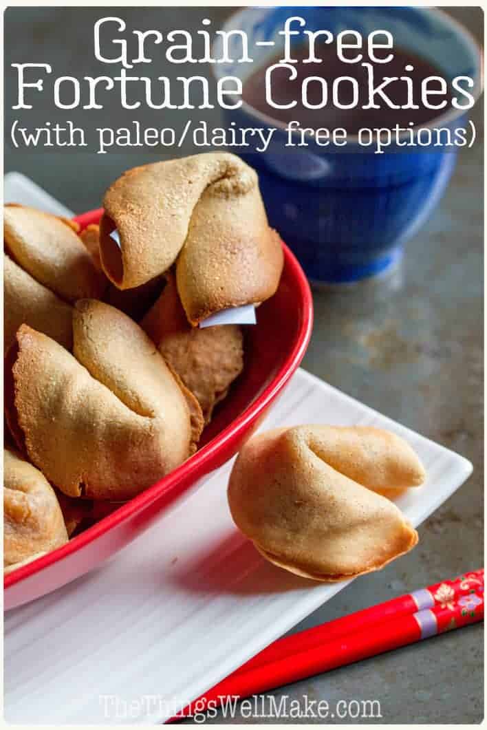 Homemade Fortune Cookies (Glutenfree, Grainfree) Oh, The Things We